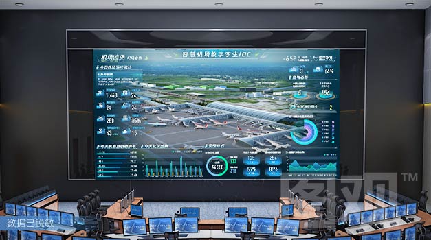 浙江省某国际机场-机场运营可视化平台