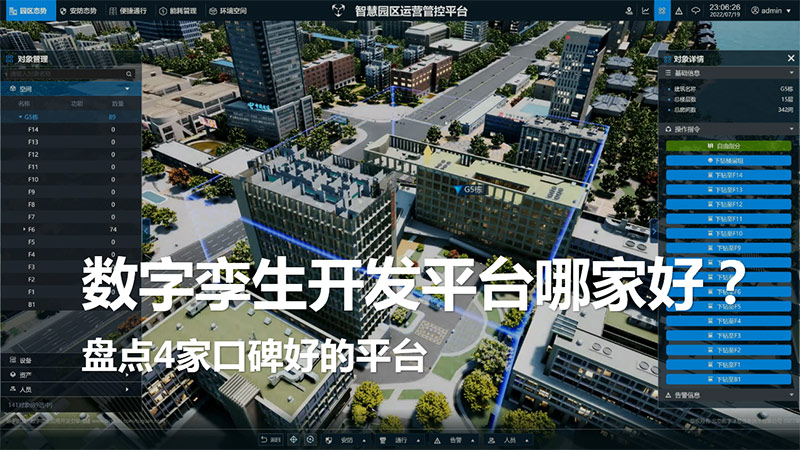 数字孪生开发平台哪家好？盘点4家口碑好的平台