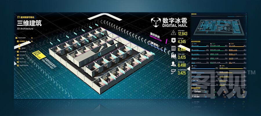 智慧监所-三维建筑剖分